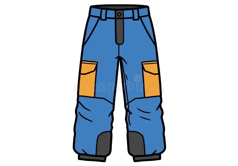 Blue Ski Pants